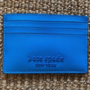 Kate Spade blue card holder
